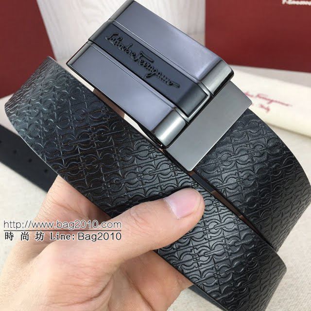 菲拉格慕男士皮帶 Ferragamo雙面用小牛皮腰帶  jjp1400
